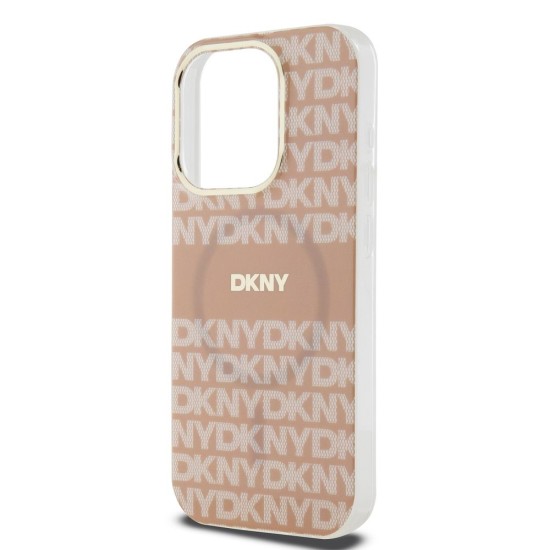 Husă de Protecție DKNY Repeat Pattern Tonal Stripe MagSafe pentru iPhone 13 Pro Max, Roz Husă de Protecție DKNY Repeat Pattern Tonal Stripe MagSafe pentru iPhone 13 Pro Max, Roz (Bakr, DKHMP13XHRHSEP) by www.silkase.ro