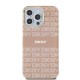 Husă DKNY Repeat Pattern Tonal Stripe MagSafe pentru iPhone 15 Pro Max, Pink (Bakr, DKHMP15XHRHSEP) by www.silkase.ro