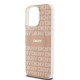 Husă DKNY Repeat Pattern Tonal Stripe MagSafe pentru iPhone 15 Pro Max, Pink (Bakr, DKHMP15XHRHSEP) by www.silkase.ro