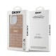Husă DKNY Repeat Pattern Tonal Stripe MagSafe pentru iPhone 15 Pro Max, Pink (Bakr, DKHMP15XHRHSEP) by www.silkase.ro