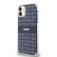 Husă Protecție DKNY PC/TPU Repeat Pattern Tonal Stripe MagSafe pentru iPhone 11, Blue (Bakr, DKHMN61HRHSEB) by www.silkase.ro