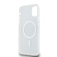 Husă Protecție DKNY PC/TPU Repeat Pattern Tonal Stripe MagSafe pentru iPhone 11, Blue (Bakr, DKHMN61HRHSEB) by www.silkase.ro