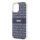Husă DKNY Repeat Pattern Tonal Stripe MagSafe pentru iPhone 13, Albastru Husă DKNY Repeat Pattern Tonal Stripe MagSafe pentru iPhone 13, Albastru (Bakr, DKHMP13MHRHSEB) by www.silkase.ro