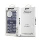 Husă DKNY Repeat Pattern Tonal Stripe MagSafe pentru iPhone 13, Albastru Husă DKNY Repeat Pattern Tonal Stripe MagSafe pentru iPhone 13, Albastru (Bakr, DKHMP13MHRHSEB) by www.silkase.ro
