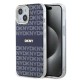 Husă DKNY Repeat Pattern Tonal Stripe MagSafe pentru iPhone 13, Albastru Husă DKNY Repeat Pattern Tonal Stripe MagSafe pentru iPhone 13, Albastru (Bakr, DKHMP13MHRHSEB) by www.silkase.ro