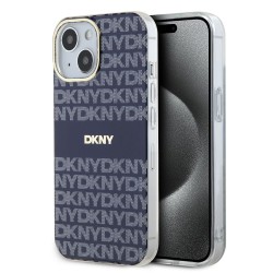 Husă DKNY Repeat Pattern Tonal Stripe MagSafe pentru iPhone 15, Blue Husă DKNY Repeat Pattern Tonal Stripe MagSafe pentru iPhone 15, Blue