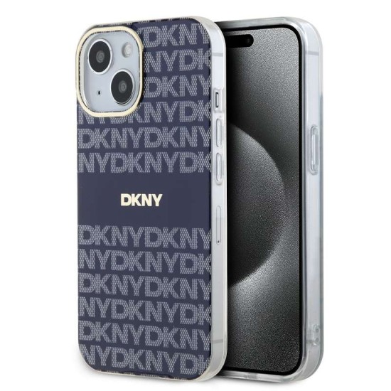 Husă DKNY Repeat Pattern Tonal Stripe MagSafe pentru iPhone 15, Blue Husă DKNY Repeat Pattern Tonal Stripe MagSafe pentru iPhone 15, Blue (Bakr, DKHMP15SHRHSEB) by www.silkase.ro