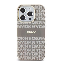 Husă DKNY Repeat Pattern Tonal Stripe MagSafe pentru iPhone 13 Pro, Beige Husă DKNY Repeat Pattern Tonal Stripe MagSafe pentru iPhone 13 Pro, Beige