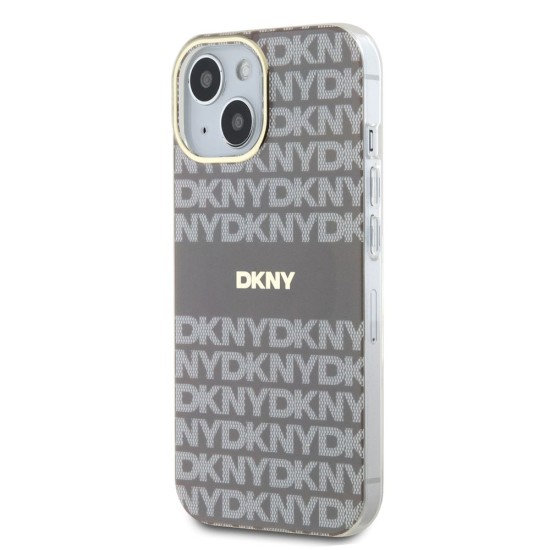 Husă DKNY Repeat Pattern Tonal Stripe MagSafe pentru iPhone 14, Beige Husă DKNY Repeat Pattern Tonal Stripe MagSafe pentru iPhone 14, Beige (Bakr, DKHMP14SHRHSEE) by www.silkase.ro