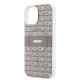 Husă DKNY Repeat Pattern Tonal Stripe MagSafe pentru iPhone 14, Beige Husă DKNY Repeat Pattern Tonal Stripe MagSafe pentru iPhone 14, Beige (Bakr, DKHMP14SHRHSEE) by www.silkase.ro