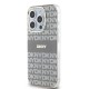 Husă DKNY Repeat Pattern Tonal Stripe MagSafe pentru iPhone 14 Pro Max, Beige (Bakr, DKHMP14XHRHSEE) by www.silkase.ro