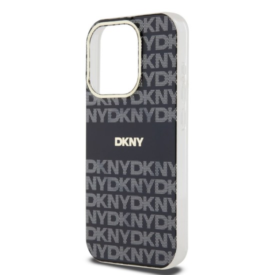 Husă DKNY PC/TPU Repeat Pattern Tonal Stripe MagSafe pentru iPhone 13 Pro, Black Husă DKNY PC/TPU Repeat Pattern Tonal Stripe MagSafe pentru iPhone 13 Pro, Black (Bakr, DKHMP13LHRHSEK) by www.silkase.ro