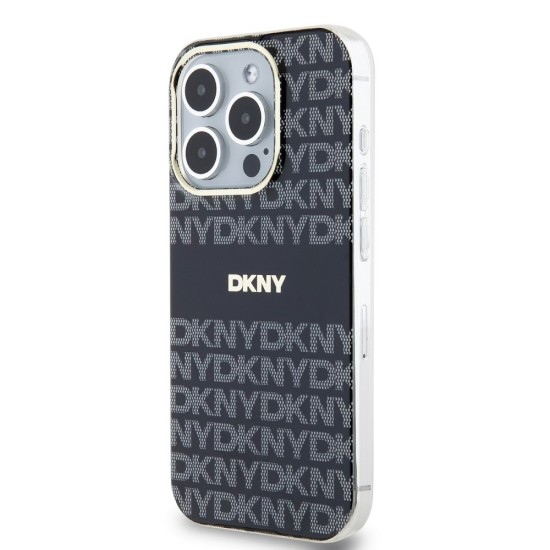 Husa DKNY PC/TPU Repeat Pattern Tonal Stripe Magsafe pentru iPhone 14 Pro, Black Husa DKNY PC/TPU Repeat Pattern Tonal Stripe Magsafe pentru iPhone 14 Pro, Black (Bakr, DKHMP14LHRHSEK) by www.silkase.ro