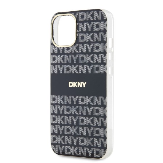 Husă MagSafe DKNY Repeat Pattern Tonal Stripe pentru iPhone 15, Black Husă MagSafe DKNY Repeat Pattern Tonal Stripe pentru iPhone 15, Black (Bakr, DKHMP15SHRHSEK) by www.silkase.ro