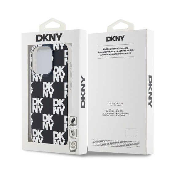 Husa DKNY PC/TPU Checkered Pattern pentru iPhone 15 Pro Max, Black Husa DKNY PC/TPU Checkered Pattern pentru iPhone 15 Pro Max, Black (Bakr, DKHCP15XHDLCEK) by www.silkase.ro