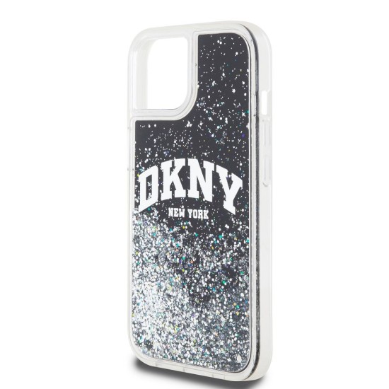 Husa DKNY Liquid Glitter Arch Logo pentru iPhone 11, Black Husa DKNY Liquid Glitter Arch Logo pentru iPhone 11, Black (Bakr, DKHCN61LBNAEK) by www.silkase.ro