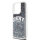 Husa DKNY Liquid Glitter Arch Logo pentru iPhone 15 Pro, Black (Bakr, DKHCP15LLBNAEK) by www.silkase.ro