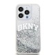 Husă DKNY Liquid Glitter Arch Logo pentru iPhone 14 Pro, Transparentă Husă DKNY Liquid Glitter Arch Logo pentru iPhone 14 Pro, Transparentă (Bakr, DKHCP14LLBNAET) by www.silkase.ro