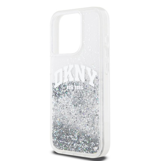 Husă DKNY Liquid Glitter Arch Logo pentru iPhone 14 Pro, Transparentă Husă DKNY Liquid Glitter Arch Logo pentru iPhone 14 Pro, Transparentă (Bakr, DKHCP14LLBNAET) by www.silkase.ro