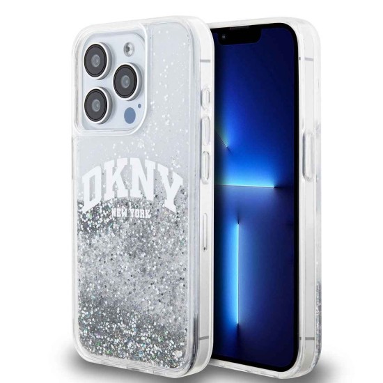 Husă DKNY Liquid Glitter Arch Logo pentru iPhone 14 Pro, Transparentă Husă DKNY Liquid Glitter Arch Logo pentru iPhone 14 Pro, Transparentă (Bakr, DKHCP14LLBNAET) by www.silkase.ro