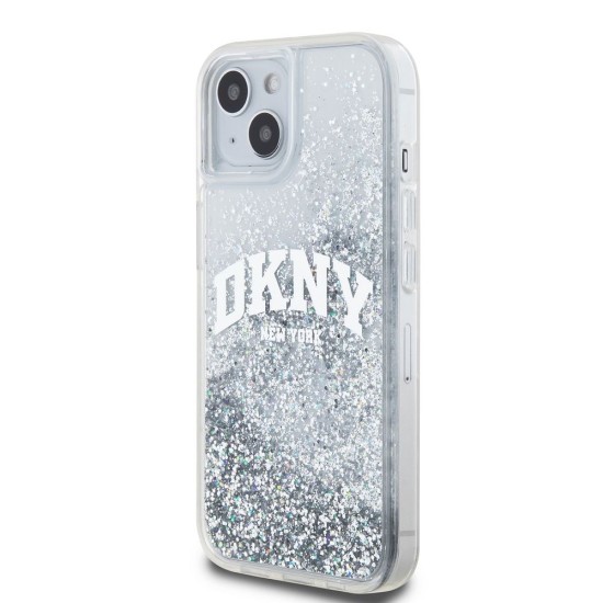 Husă de Protecție DKNY Liquid Glitter Arch Logo pentru iPhone 15, Transparentă Husă de Protecție DKNY Liquid Glitter Arch Logo pentru iPhone 15, Transparentă (Bakr, DKHCP15SLBNAET) by www.silkase.ro