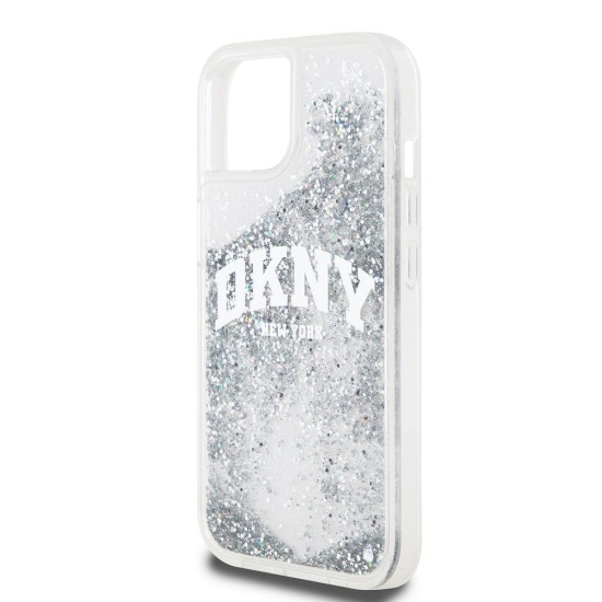 Husă de Protecție DKNY Liquid Glitter Arch Logo pentru iPhone 15, Transparentă Husă de Protecție DKNY Liquid Glitter Arch Logo pentru iPhone 15, Transparentă (Bakr, DKHCP15SLBNAET) by www.silkase.ro