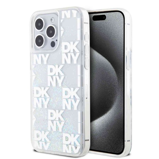 Husa DKNY Liquid Glitter Checkered Pattern pentru iPhone 15 Pro Max, Transparenta Husa DKNY Liquid Glitter Checkered Pattern pentru iPhone 15 Pro Max, Transparenta (Bakr, DKHCP15XLCPEPT) by www.silkase.ro