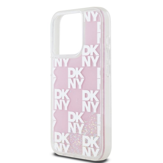 Husă DKNY Liquid Glitter Checkered Pattern pentru iPhone 15 Pro, Roz Husă DKNY Liquid Glitter Checkered Pattern pentru iPhone 15 Pro, Roz (Bakr, DKHCP15LLCPEPP) by www.silkase.ro