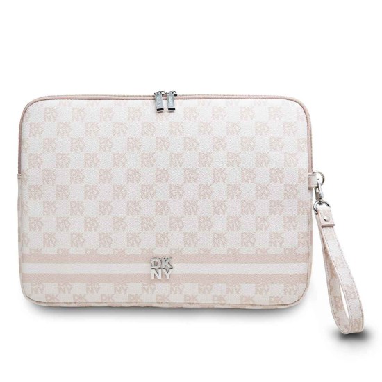 Husa Laptop DKNY PU Leather Checkered Pattern and Stripe 13/14" Roz Husa Laptop DKNY PU Leather Checkered Pattern and Stripe 13/14" Roz (Bakr, DKCS14PVSHLP) by www.silkase.ro