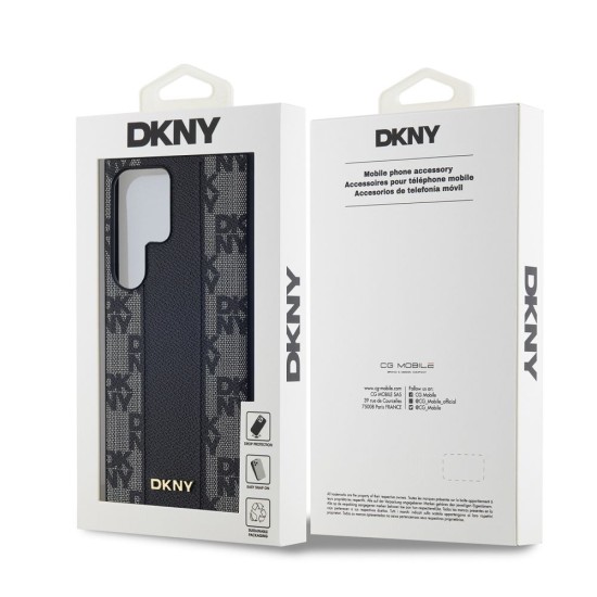 Husă DKNY din Piele PU cu Model în Carouri și MagSafe pentru Samsung Galaxy S24 Ultra, Black Husă DKNY din Piele PU cu Model în Carouri și MagSafe pentru Samsung Galaxy S24 Ultra, Black (Bakr, DKHMS24LPCPVSLK) by www.silkase.ro