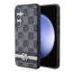 Husă DKNY Premium pentru Samsung Galaxy S24, Model Carouri și Dungă, Piele PU, Negru (Bakr, DKHCS24SPCPTSSK) by www.silkase.ro