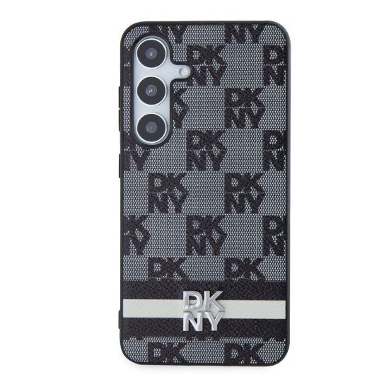 Husă DKNY PU Leather Checkered Pattern and Stripe pentru Samsung Galaxy S24+, Black Husă DKNY PU Leather Checkered Pattern and Stripe pentru Samsung Galaxy S24+, Black (Bakr, DKHCS24MPCPTSSK) by www.silkase.ro