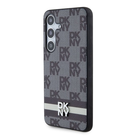 Husă DKNY PU Leather Checkered Pattern and Stripe pentru Samsung Galaxy S24+, Black Husă DKNY PU Leather Checkered Pattern and Stripe pentru Samsung Galaxy S24+, Black (Bakr, DKHCS24MPCPTSSK) by www.silkase.ro