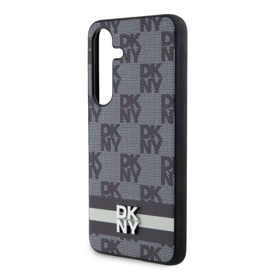 Husă DKNY PU Leather Checkered Pattern and Stripe pentru Samsung Galaxy S24+, Black Husă DKNY PU Leather Checkered Pattern and Stripe pentru Samsung Galaxy S24+, Black (Bakr, DKHCS24MPCPTSSK) by www.silkase.ro