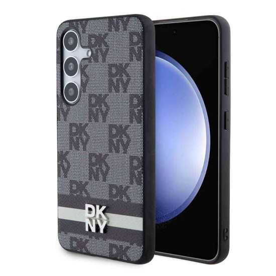 Husă DKNY PU Leather Checkered Pattern and Stripe pentru Samsung Galaxy S24+, Black Husă DKNY PU Leather Checkered Pattern and Stripe pentru Samsung Galaxy S24+, Black (Bakr, DKHCS24MPCPTSSK) by www.silkase.ro