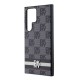 Husă DKNY pentru Samsung Galaxy S24 Ultra, PU Leather, Checkered Pattern and Stripe, Black (Bakr, DKHCS24LPCPTSSK) by www.silkase.ro