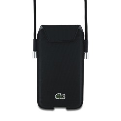 Borsetă / Portofel Telefon Lacoste PVC Iconic Petit Pique XL, Neagra