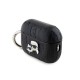 Husa Karl Lagerfeld PU Embossed Karl and Choupette Heads pentru AirPods Pro 2, Neagra (Bakr, KLAP2PGKCPK) by www.silkase.ro