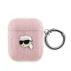 Husa Karl Lagerfeld PU Embossed Karl Head pentru AirPods 1 / 2, Roz Husa Karl Lagerfeld PU Embossed Karl Head pentru AirPods 1 / 2, Roz (Bakr, KLA2PGKIPP) by www.silkase.ro
