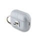 Husa Karl Lagerfeld PU Embossed Karl and Choupette Heads pentru AirPods Pro 2, Argintie (Bakr, KLAP2PGKCPS) by www.silkase.ro