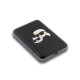 Baterie Externă Karl Lagerfeld Embossed K&CH Heads MagSafe 5000mAh, Neagra (Bakr, KLPB5FPGKSKCHK) by www.silkase.ro