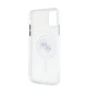 Husa Karl Lagerfeld IML K&CH Heads Metal Frame MagSafe pentru iPhone 11, Transparenta (Bakr, KLHMN61HLSKCH) by www.silkase.ro