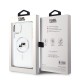 Husa Karl Lagerfeld IML K&CH Heads Metal Frame MagSafe pentru iPhone 11, Transparenta (Bakr, KLHMN61HLSKCH) by www.silkase.ro