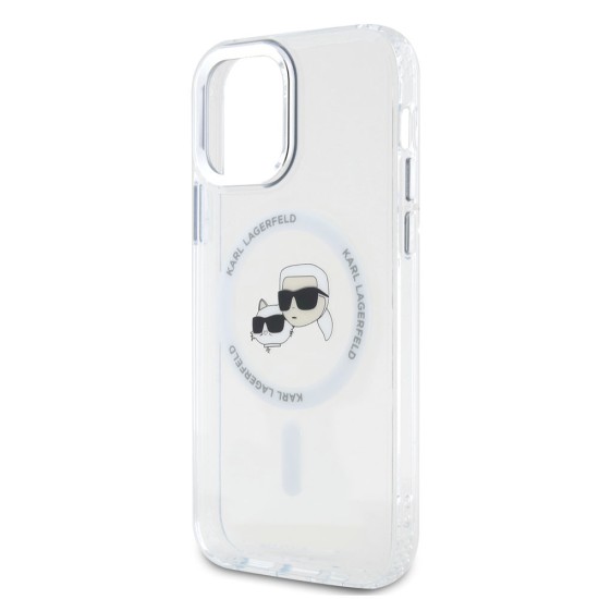 Husa Karl Lagerfeld IML K&CH Heads Metal Frame MagSafe pentru iPhone 12 / 12 Pro, Transparenta Husa Karl Lagerfeld IML K&CH Heads Metal Frame MagSafe pentru iPhone 12 / 12 Pro, Transparenta (Bakr, KLHMP12MHLSKCH) by www.silkase.ro