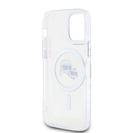 Husa Karl Lagerfeld IML K&CH Heads Metal Frame MagSafe pentru iPhone 12 / 12 Pro, Transparenta Husa Karl Lagerfeld IML K&CH Heads Metal Frame MagSafe pentru iPhone 12 / 12 Pro, Transparenta (Bakr, KLHMP12MHLSKCH) by www.silkase.ro