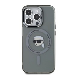 Husa Karl Lagerfeld IML Karl Head Metal Frame MagSafe pentru iPhone 15 Pro Max, Neagra Husa Karl Lagerfeld IML Karl Head Metal Frame MagSafe pentru iPhone 15 Pro Max, Neagra