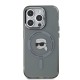 Husa Karl Lagerfeld IML Karl Head Metal Frame MagSafe pentru iPhone 15 Pro Max, Neagra (Bakr, KLHMP15XHLSKIK) by www.silkase.ro