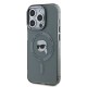 Husa Karl Lagerfeld IML Karl Head Metal Frame MagSafe pentru iPhone 15 Pro Max, Neagra (Bakr, KLHMP15XHLSKIK) by www.silkase.ro