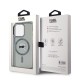Husa Karl Lagerfeld IML Karl Head Metal Frame MagSafe pentru iPhone 15 Pro Max, Neagra (Bakr, KLHMP15XHLSKIK) by www.silkase.ro