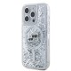 Husa Karl Lagerfeld Liquid Glitter Karl and Choupette Heads MagSafe pentru iPhone 15 Pro, Transparenta (Bakr, KLHMP15LLGKCSGH) by www.silkase.ro